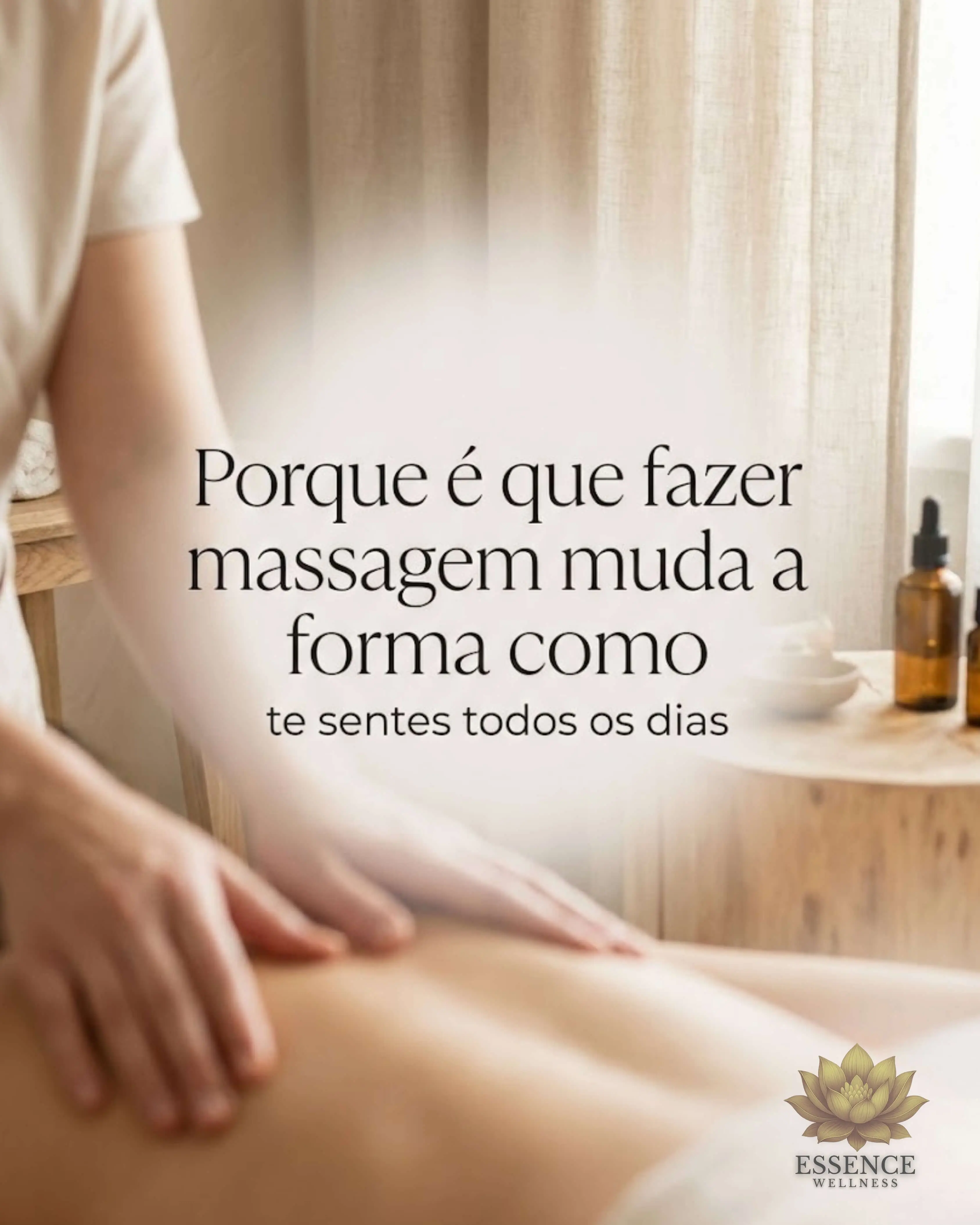 Bastidores Essence Wellness — centro de massagens em Gaia